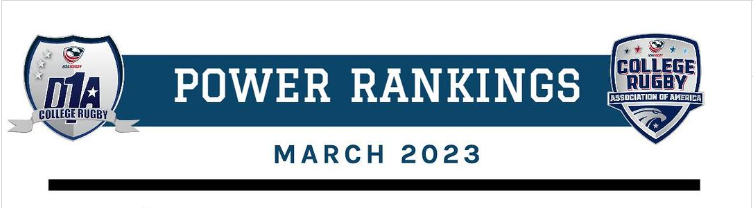 Goff Rugby Rankings of the Top DIA College Team in 2023