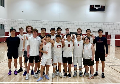Picture of Mens Volleyball team in March 2022