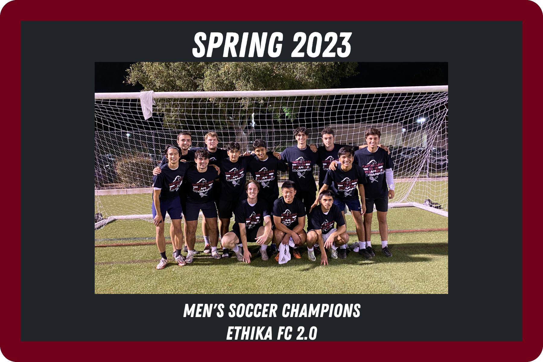 Spring 2023 Men's Soccer Champs 