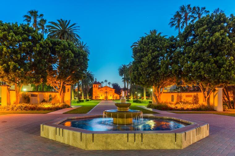 Fountain on Abby Sobrato Mall