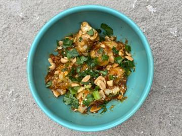 Kung Pao Cauliflower. Photo by Ally Cepukenas