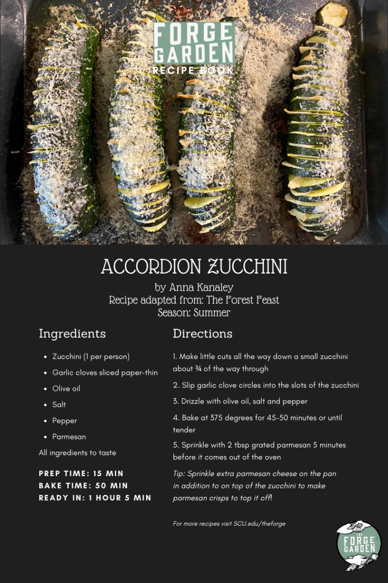 Crafted Recipes Sustainability at SCU Santa Clara University