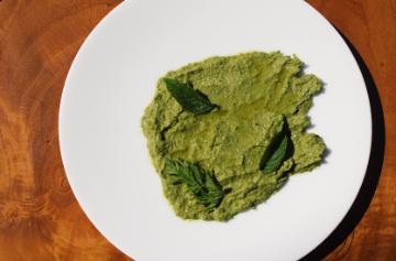 Carrot Top Pesto. Photo by Morgan Billington