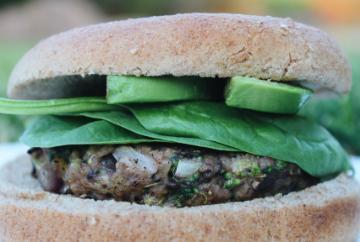 Portobello Veggie Burgers. Photo by Morgan Billington