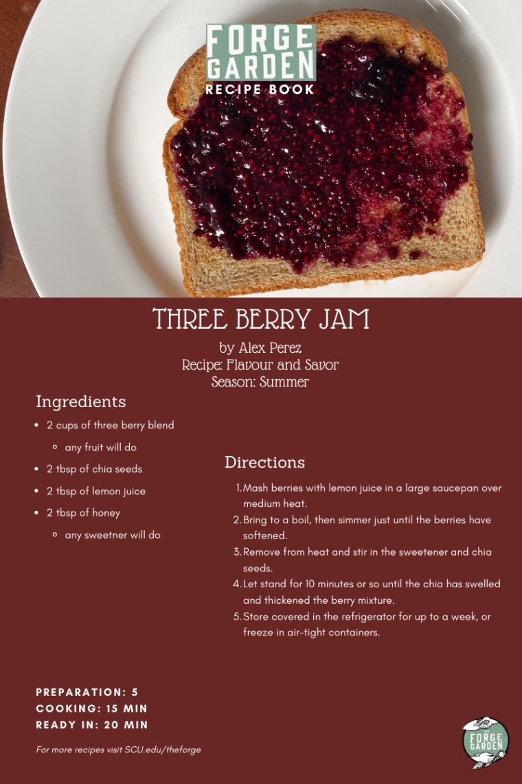 Three Berry Jam Recipe - Alexandria Perez