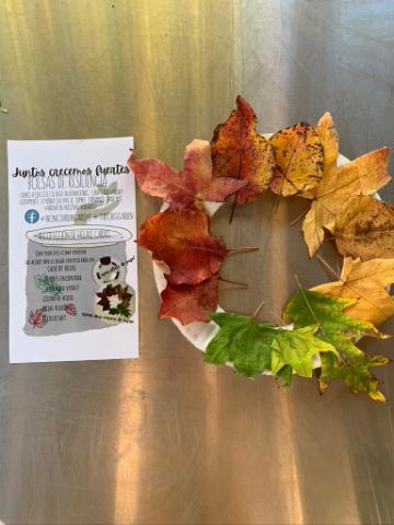 Example of a Fall Educational Activity: Fall Leaf Wreath