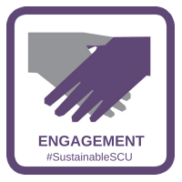 purple engagement #sustainableSCU