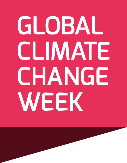 red logo of global climate change week