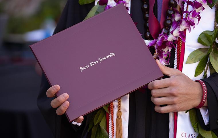 Santa Clara University diploma