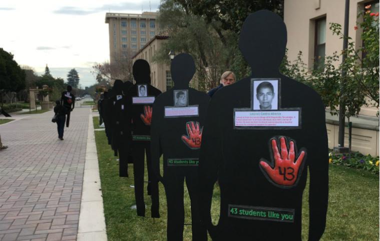 Silhouette art installation Mexico 43 image link to story