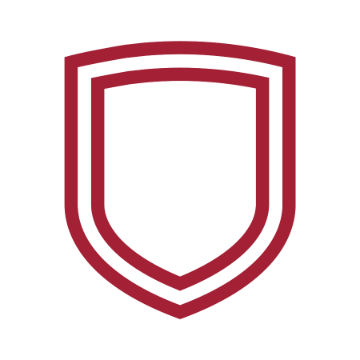 Shield icon that represents logo category