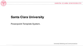 The University Wide Screen Powerpoint Template