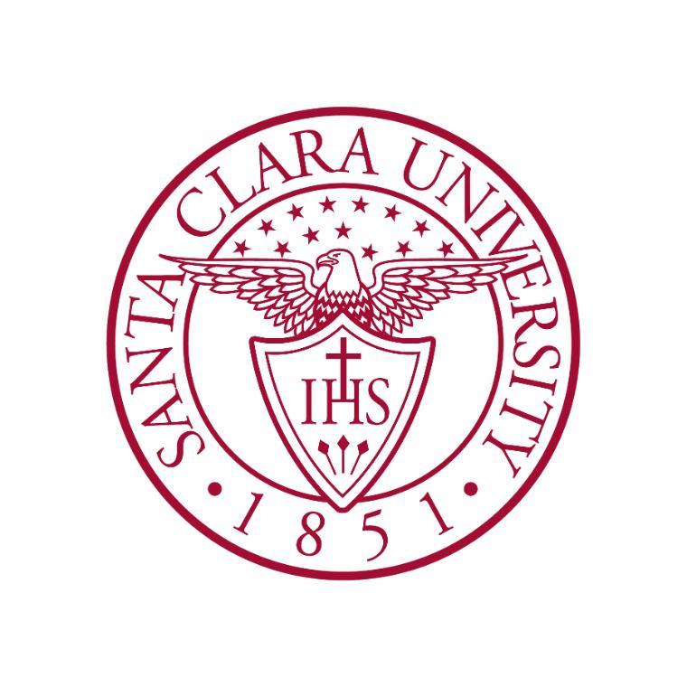 SCU Seal in red on white background 