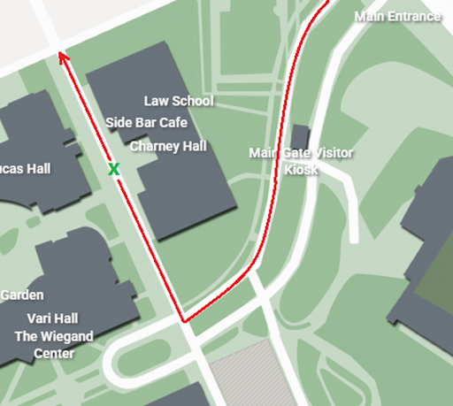 JAA Shuttle Map