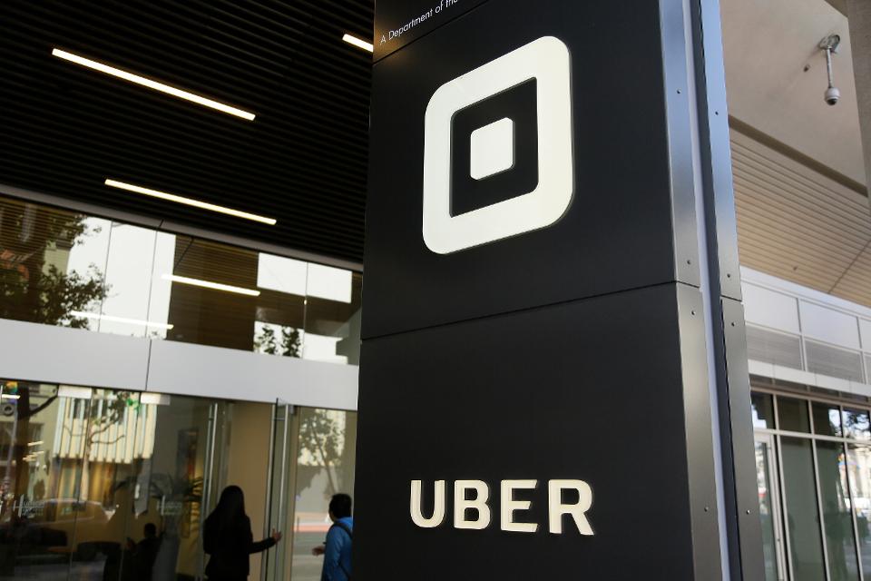 Uber headquarters, San Francisco, Wed., June 21, 2017. CEO Travis Kalanick is out as chief executive, resigning under pressure amid a federal investigation and claims of widespread sexual harassment at Uber. (AP Photo/Eric Risberg)