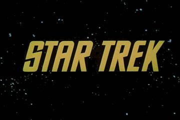 Star Trek title card for the first season