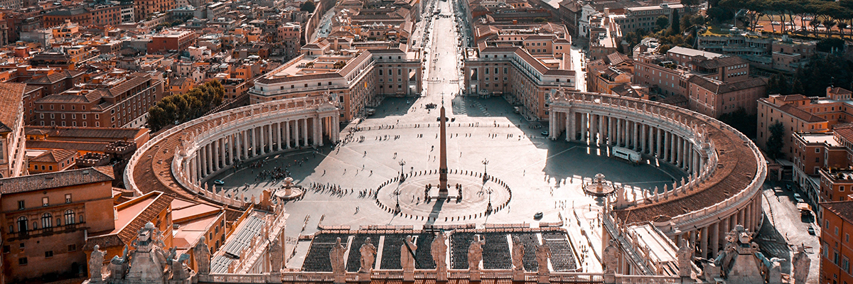 Photograph of the Vatican in Rome.