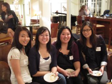 Photograph of members of the Asian Pacific Islander Alumni Chapter