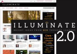 Screenshot of Illuminate website homepage.
