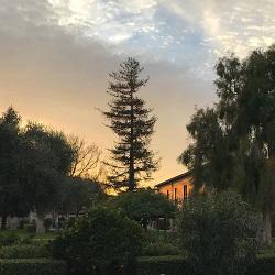 Picture of a sunset over SCU.