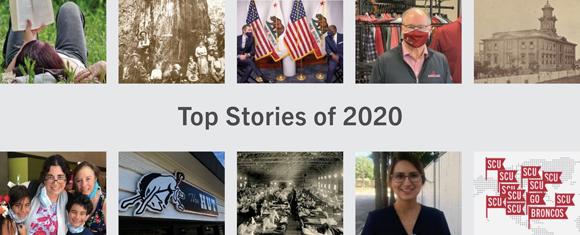 Selection of images from the top stories of 2020.