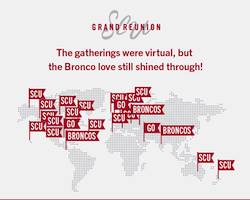 SCU Virtual Grand Reunion wrap up infographic 