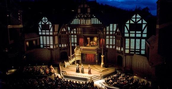 Elizabethan Theatre in Ashland, Oregon.