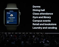 Apple Watch as student ID