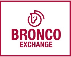 Bronco Exchange logo.