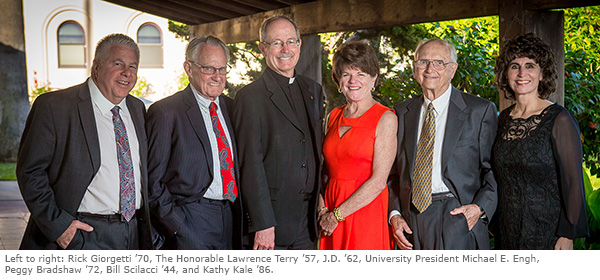 Photograph of 2016 Alumni Award recipients