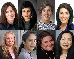 Portraits of eight of the 2016 Women of Influence.