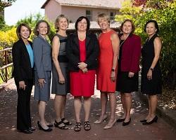 Six female University deans.