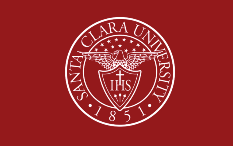 University seal on red background 