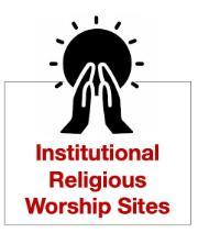 Institutional Religious Worship Sites Graphic