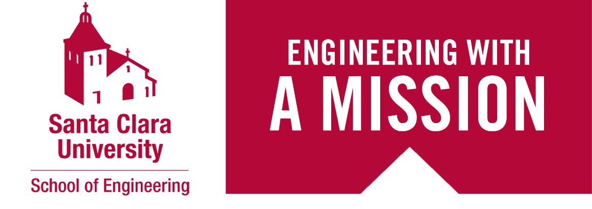 SCHOOL OF ENGINEERING LOGO WITH THE WORDS ENGINEERING WITH A MISSION