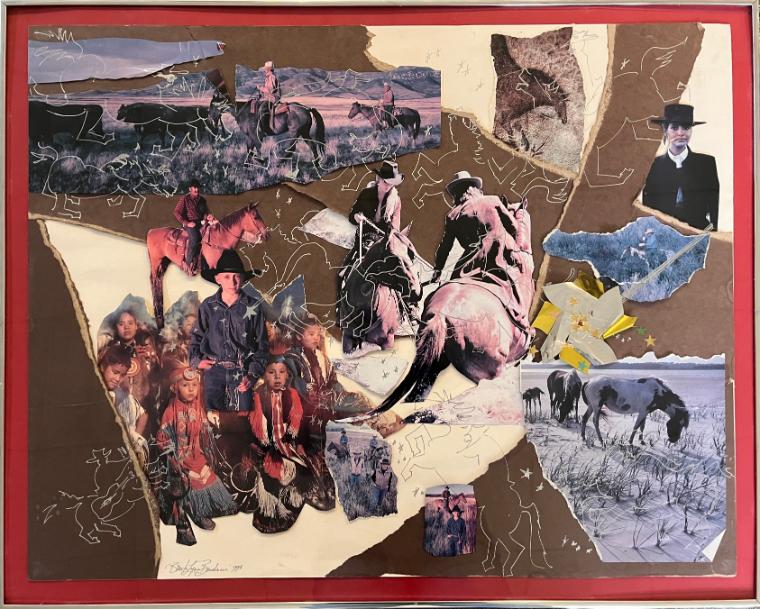 Collage with various historical and contemporary images titled Transforming Yesterdays Strategies.