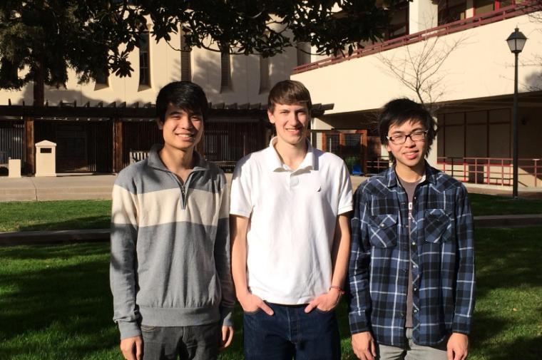 Left to right: Brandon Young, Kirby Linvill, Aaron Chung image link to story