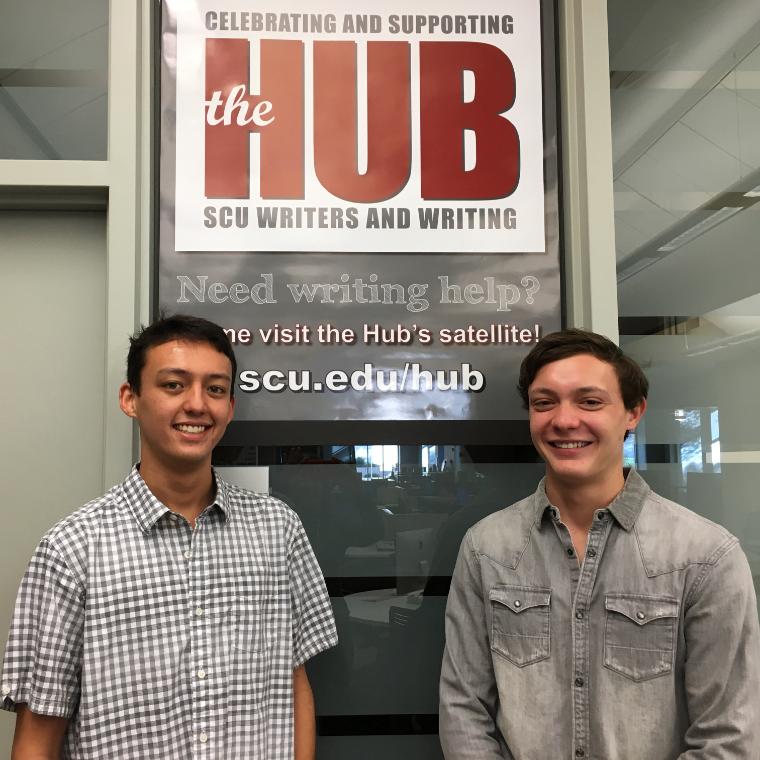 Wil Morrison and Bobby Bayer at The Hub. image link to story
