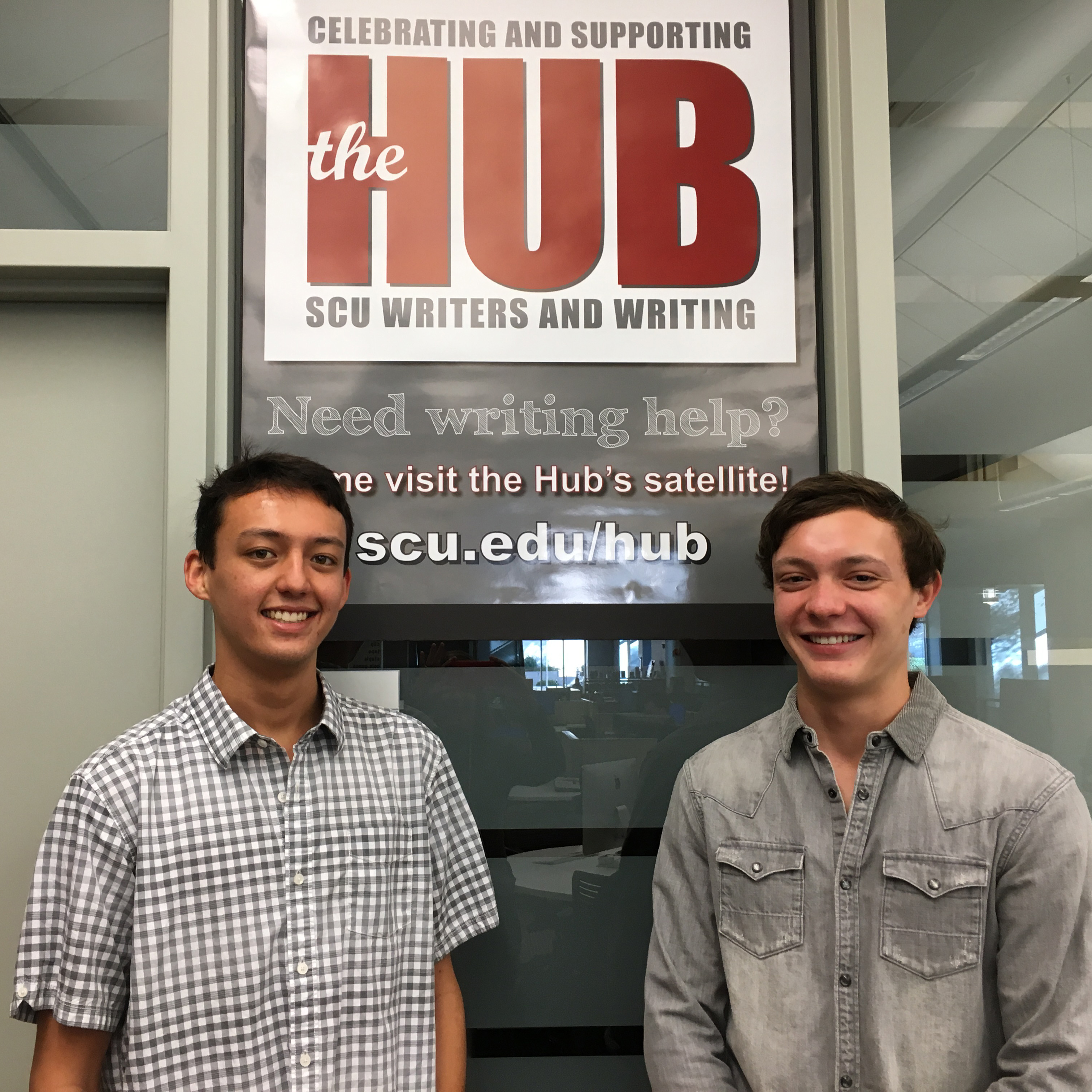 Wil Morrison and Bobby Bayer at The Hub. image link to story