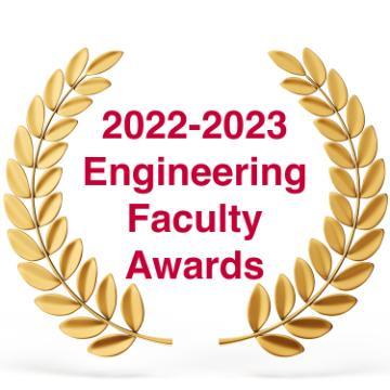 A graphic of the 2023 Faculty Awards
