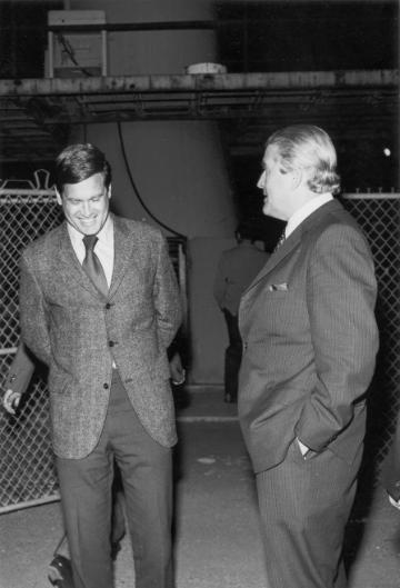 with Von Braun, 1965