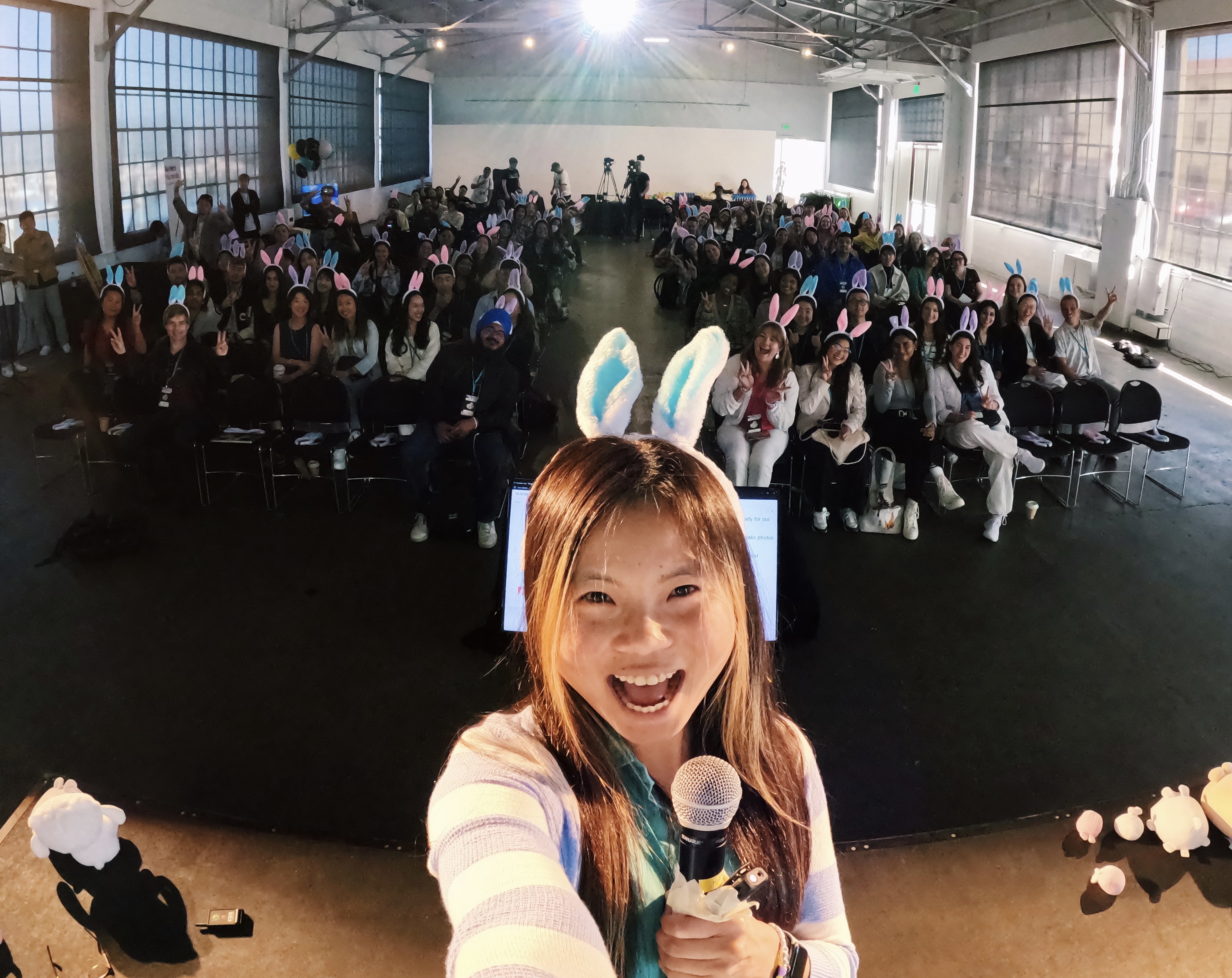 SCU alumni Grace Ling at "Design The Future" Conference