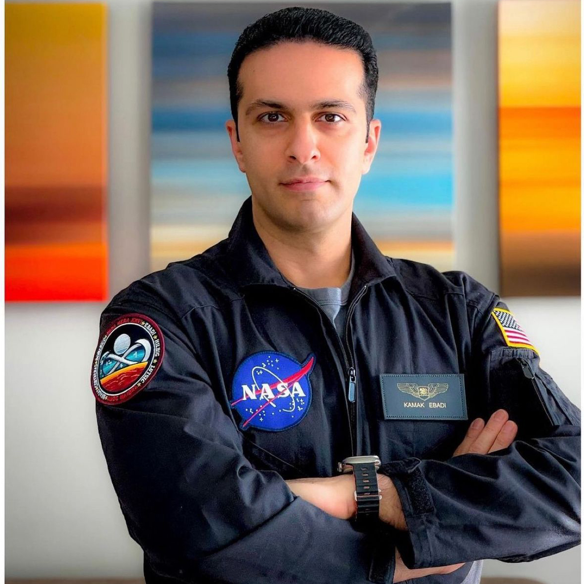 A  NASA photo of Kamak Ebadi