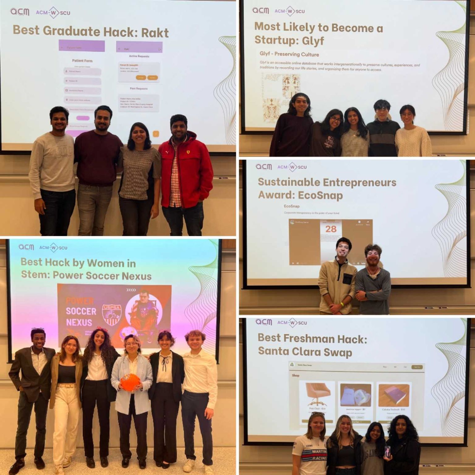 A photo of the Hack for Humanity 2024 winners