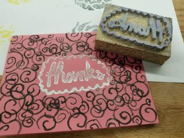 Sample stamp made with Carvey