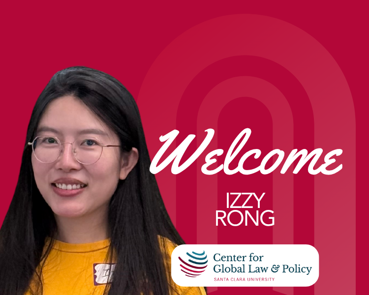 Izzy with text that says welcome, her name and the CGLP logo