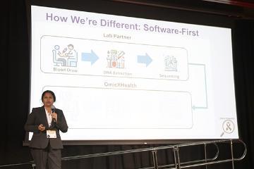Mythili Subharam presenting at Demo Day 2025