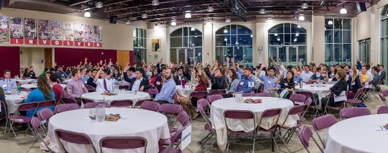 SCU Sophomores at Accounting Information Night