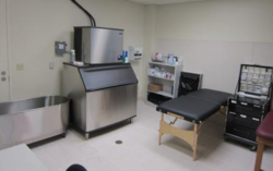 club sports training room in the Malley Center