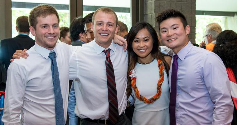 Business seniors at the 2015 senior awards ceremony image link to story